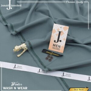 j. junaid jamshed tale blue fabric for men